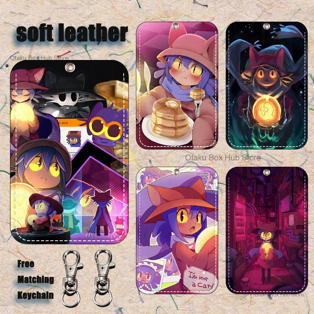 Leather Working - Anime N-Niko O-OneshotS Holder Keychain For