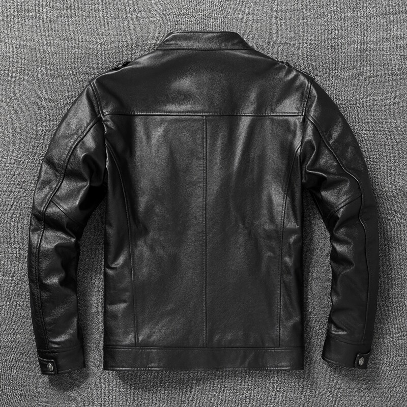 Genuine Leather Man Jackets Sl - Leather Work Jacket 评论和价格