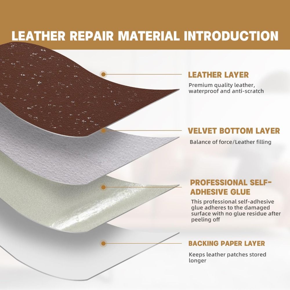 Self Adhesive Leather Repair P - Leatherwork Kit 评论和价格