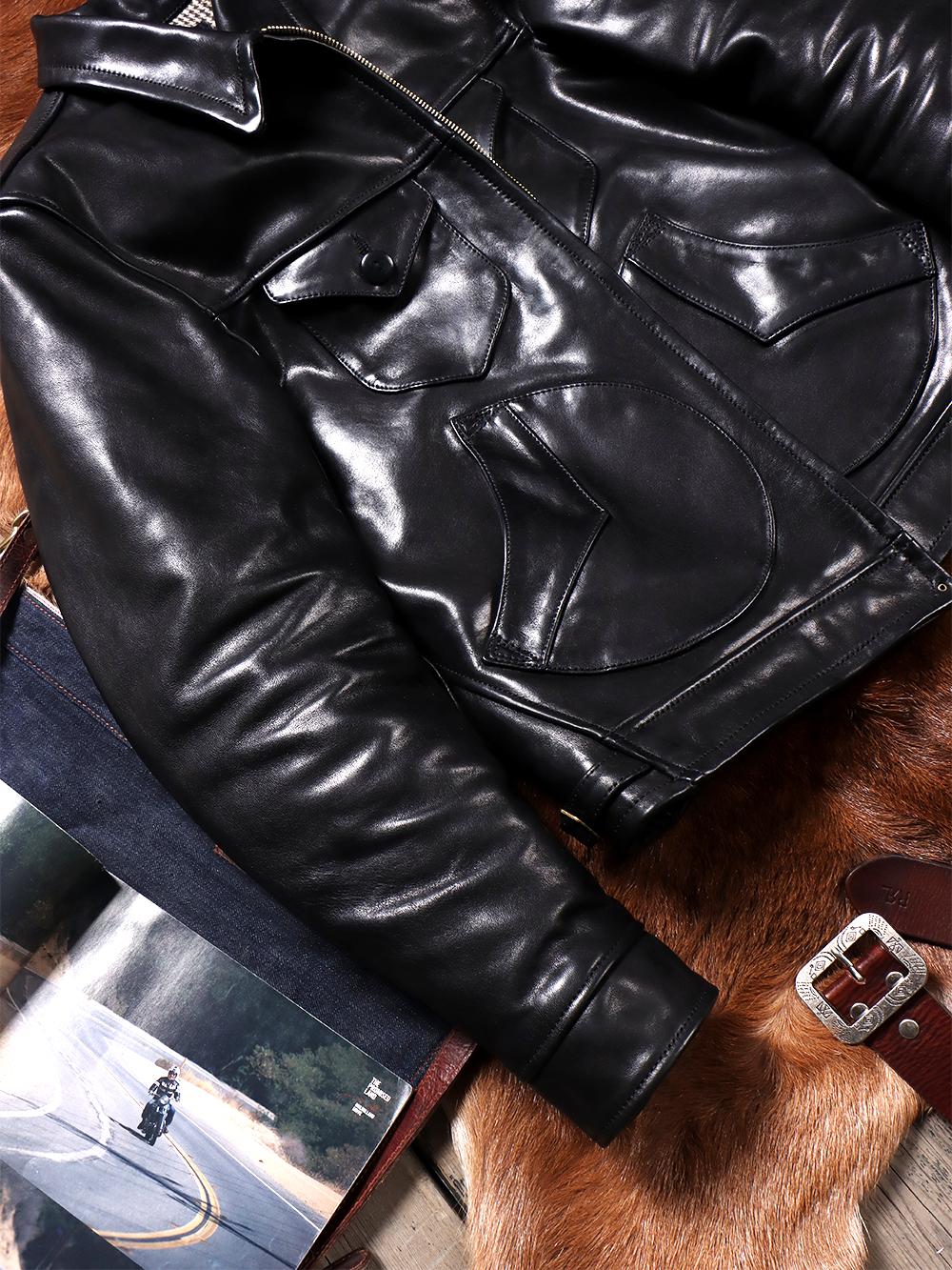 Full Grain Batik Vegetable Tan - Leather Work Jacket 评论和价格
