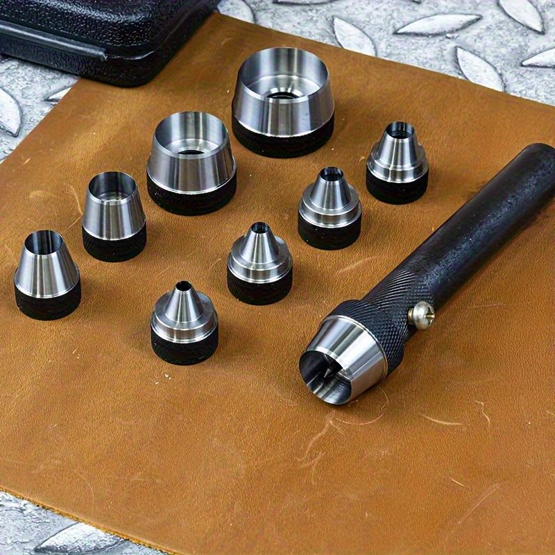10Pcs Hollow Punch Set Heavy‑D - Leatherwork Projects 评论和价格