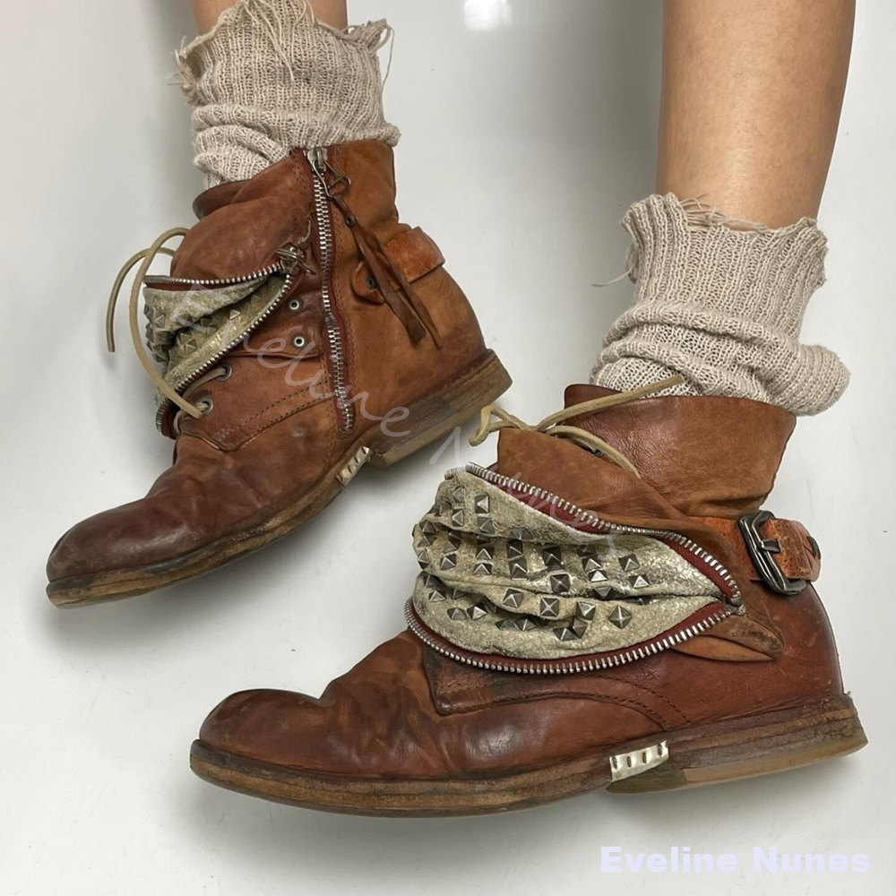 Vintage Distressed Brown Ankle - Vintage Leatherwork 评论和价格