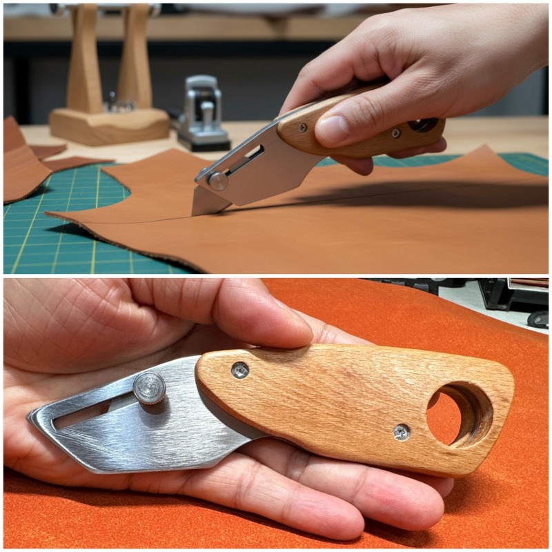 Trapezoid Stainless Steel Leat - Leatherwork Projects 评论和价格