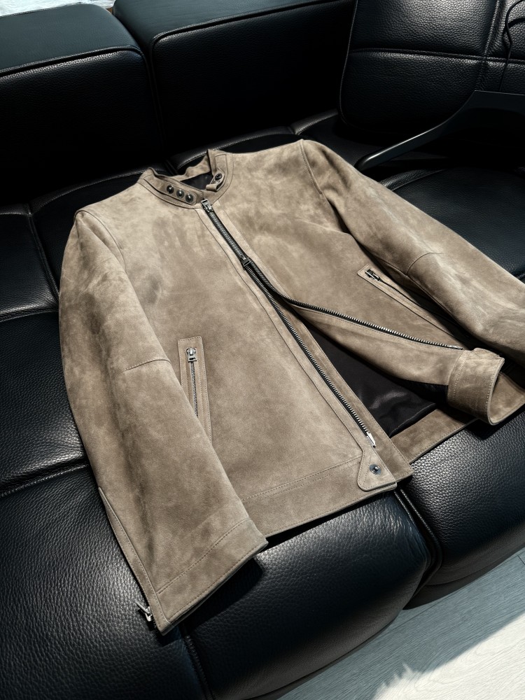 Fashion Mens New Slim Fit Stan - Leather Work Jacket 评论和价格
