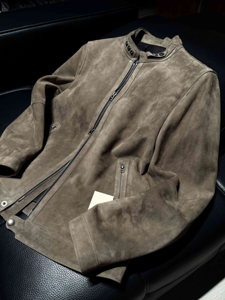 Fashion Mens New Slim Fit Stan - Leather Work Jacket 评论和价格