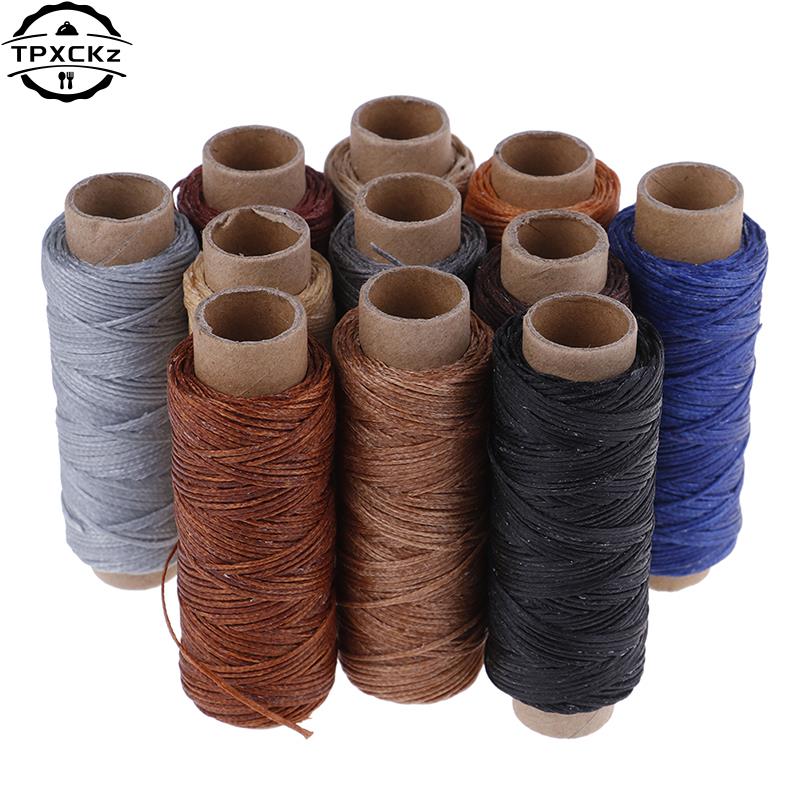 50m/Roll DIY Waxed Sewing Thre - Leatherwork Thread 评论和价格