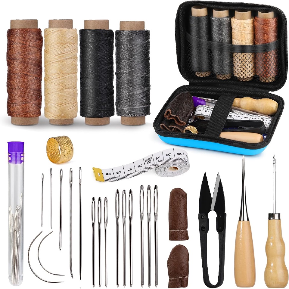 BUDDUR Leather Sewing Tools Ki - Leatherwork Kit 评论和价格