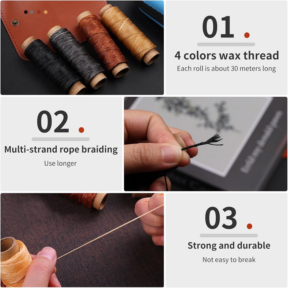 BUDDUR Leather Sewing Tools Ki - Leatherwork Kit 评论和价格