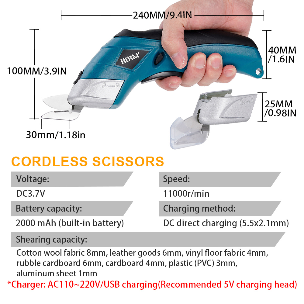 Hormy 3.6V Charging Small Scis - Leatherwork Machine 评论和价格