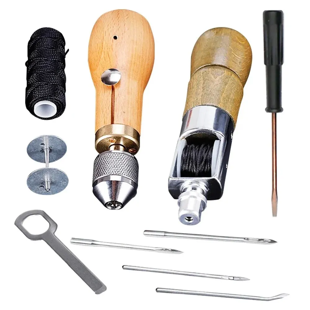 DIY Leather Sewing Awl Kit Wax - Leatherwork Kit 评论和价格