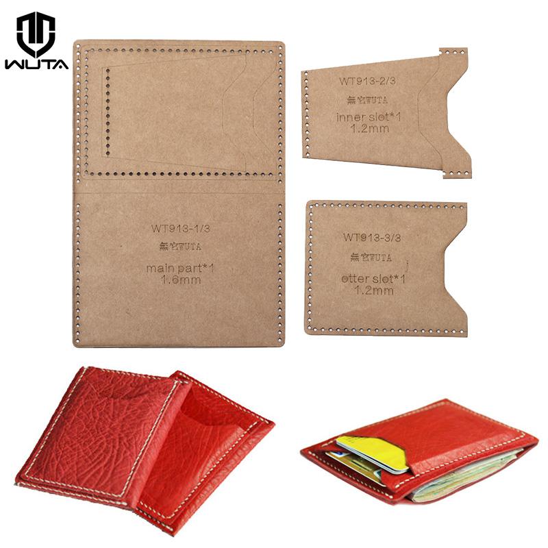 WUTA 913 Mini Card Case Kraft  - Leatherwork Kit 评论和价格
