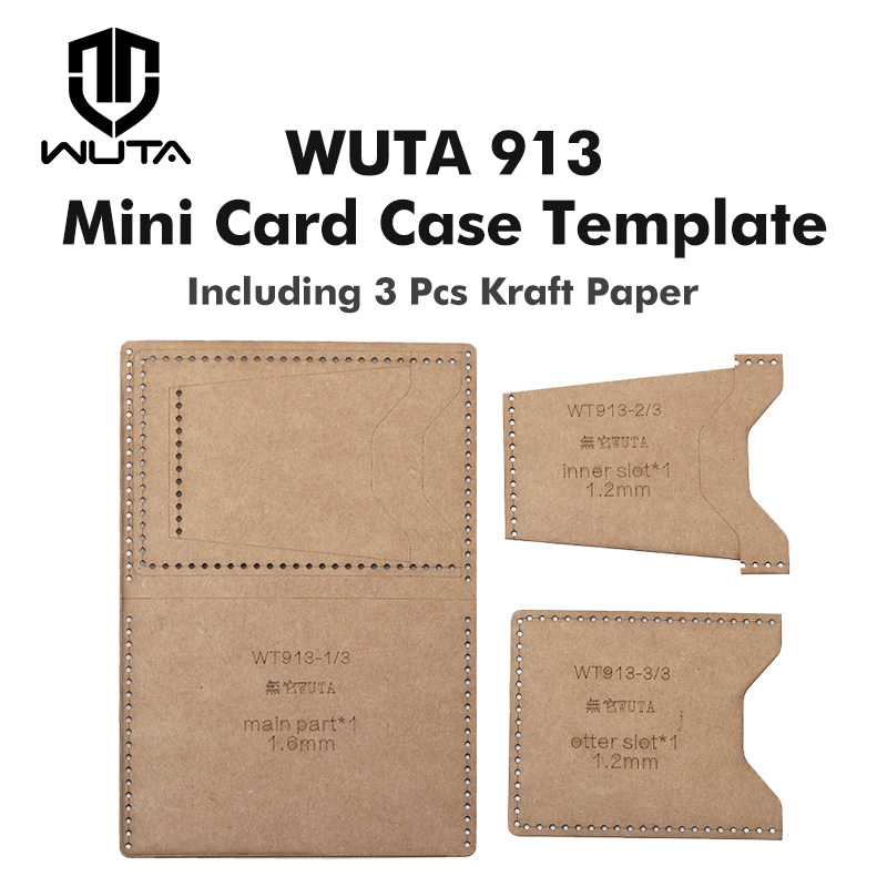 WUTA 913 Mini Card Case Kraft  - Leatherwork Kit 评论和价格