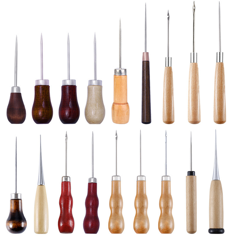 Leather Awl Wood Handle Awls S - Leatherwork Repairs 评论和价格