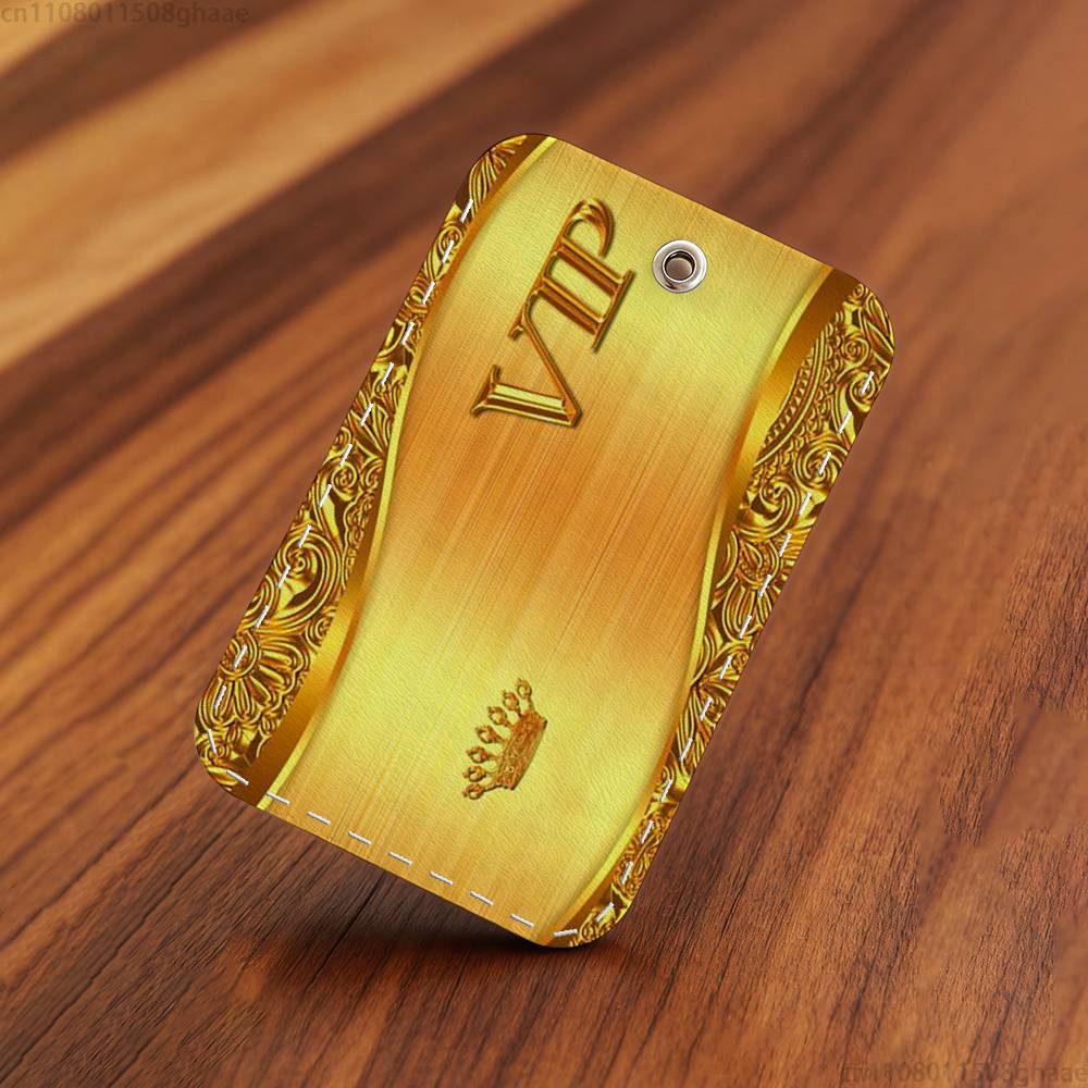 Funny VIP Logo Holder Keychain - Leatherwork Logo 评论和价格