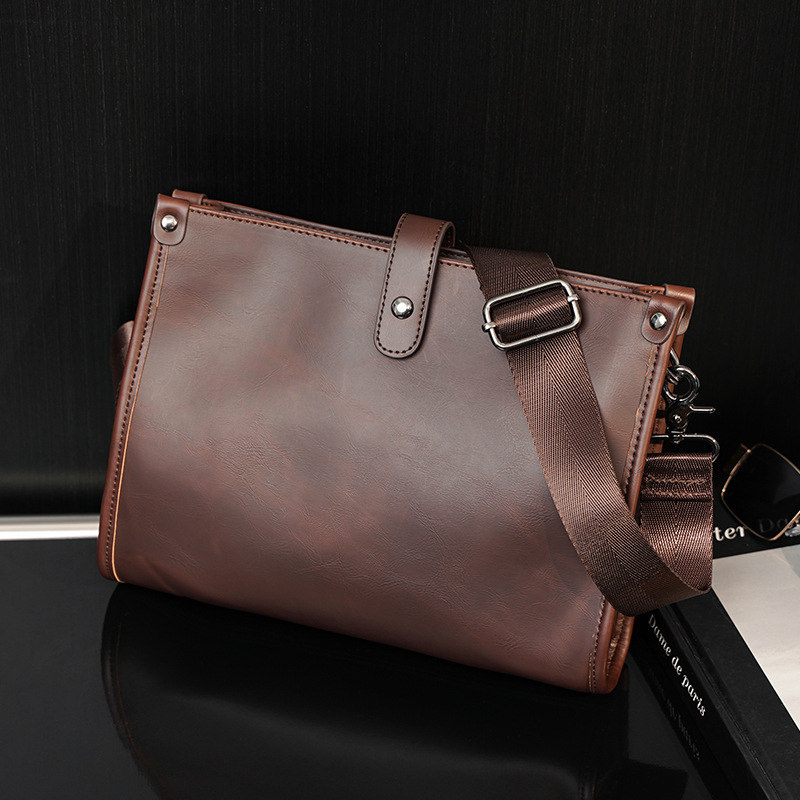Vintage PU Leather Shoulder Cr - Vintage Leatherwork 评论和价格
