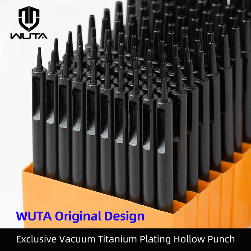 WUTA 1-10pcs Plating Titanium  - Leatherwork Hole Punch 评论和价格
