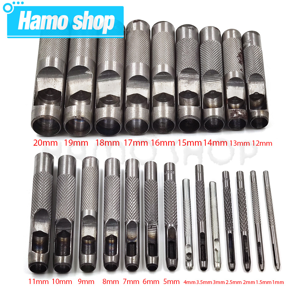1.0mm-25mm All Size Pick Leath - Leatherwork Hole Punch 评论和价格