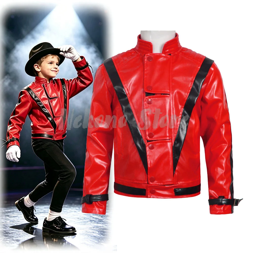 Michael Jackson Thriller Scary - Leather Work Jacket 评论和价格