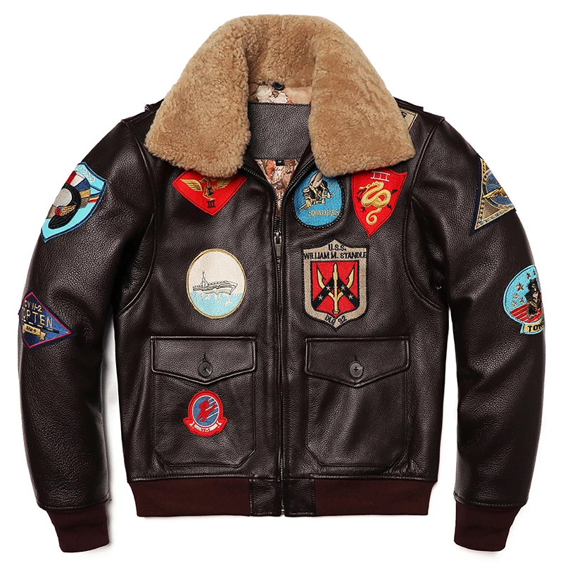 Military Clothing G1 Flight Ja - Leather Work Jacket 评论和价格