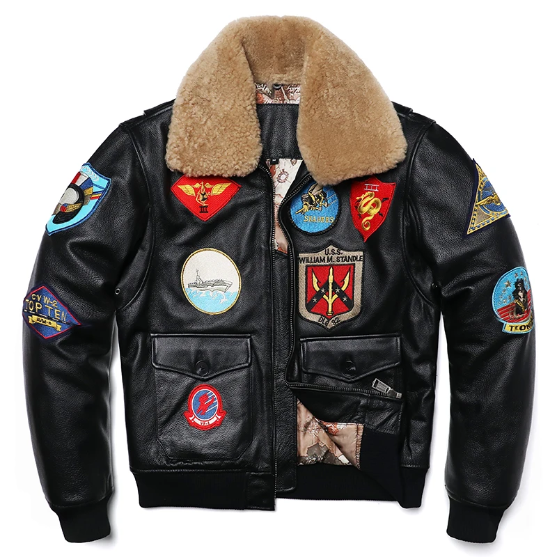 Military Clothing G1 Flight Ja - Leather Work Jacket 评论和价格