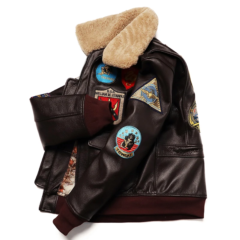 Military Clothing G1 Flight Ja - Leather Work Jacket 评论和价格