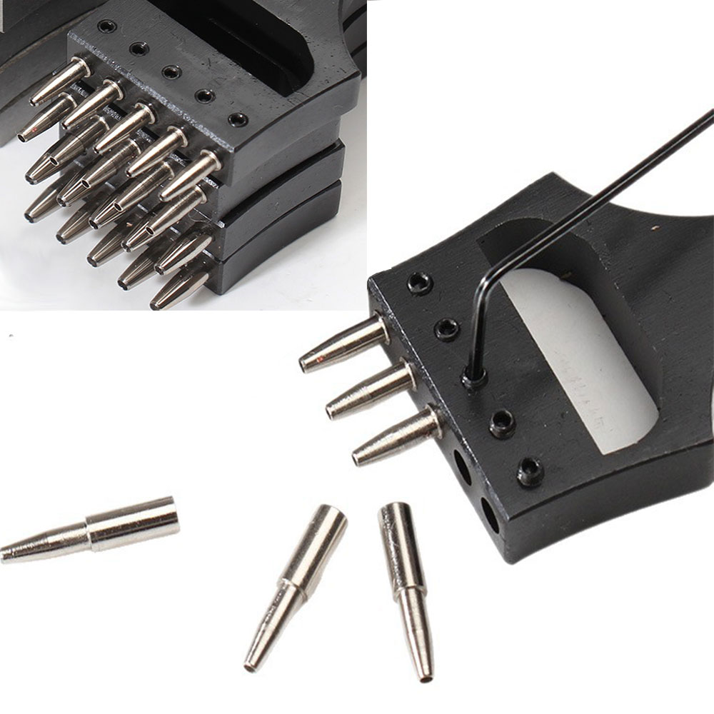 Round Stitching Punch Tool 5 P - Leatherwork Hole Punch 评论和价格