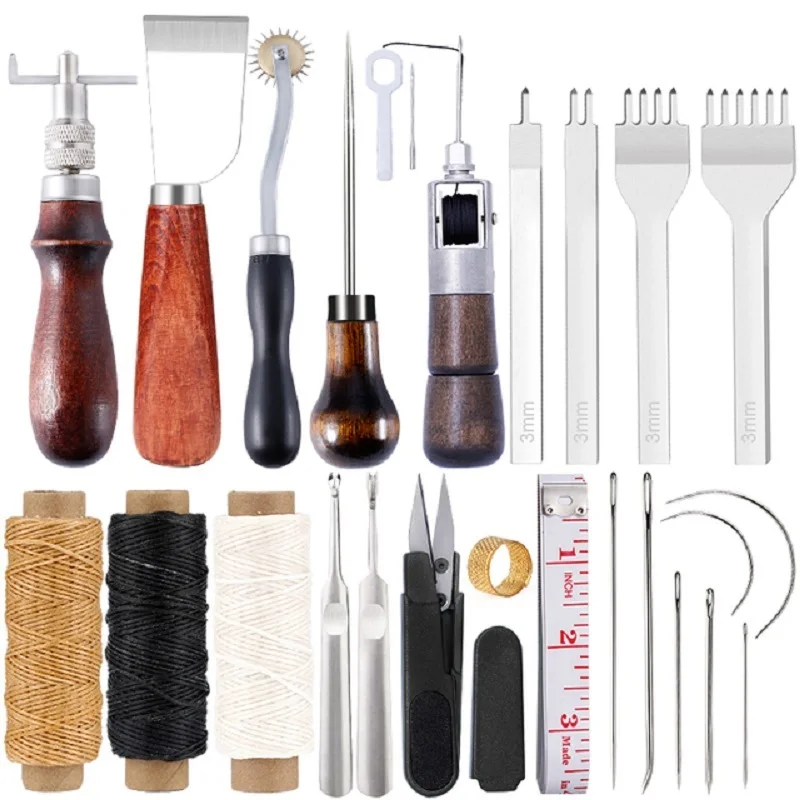 KRABALL Leather Craft Tool Kit - Leatherwork Repairs 评论和价格
