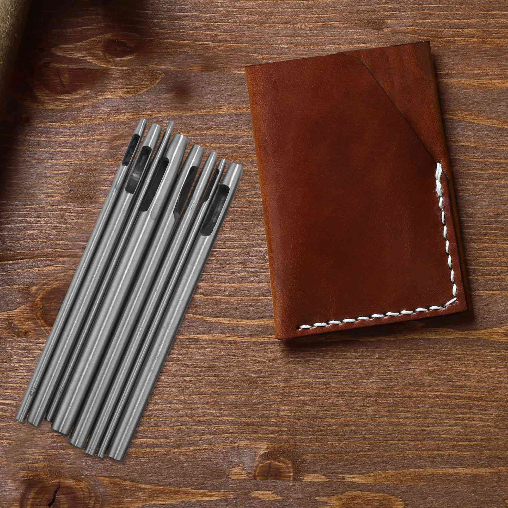 BAAJ-10 Pcs Leather Hole Punch - Leatherwork Hole Punch 评论和价格