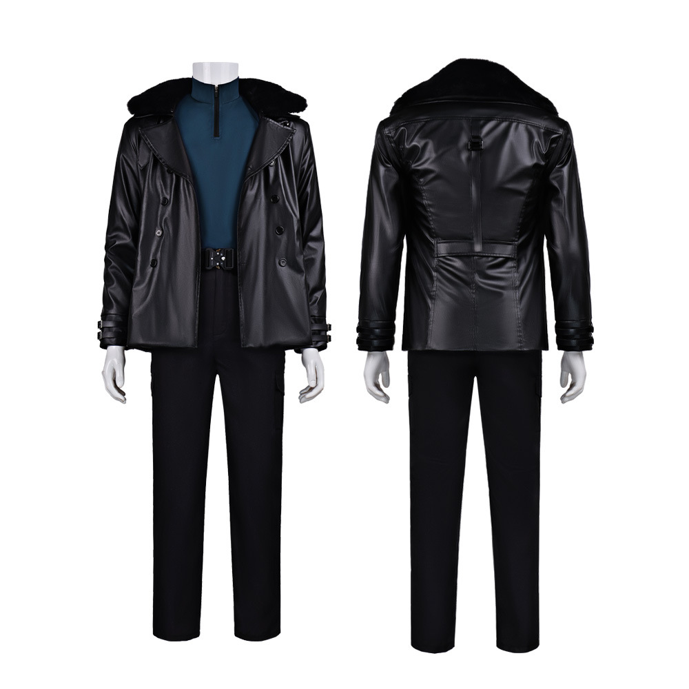 Game Leon Kennedy Re9 Evil Cos - Leather Work Jacket 评论和价格