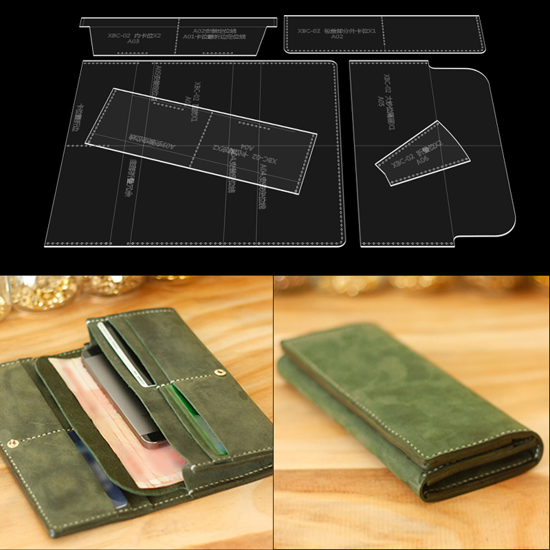 YOMDID Long Wallet Template Le - Leatherwork Kit 评论和价格