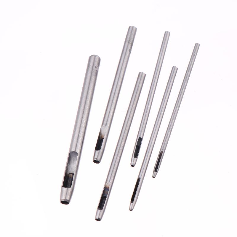 6Pcs Hollow Punch Set Round Ho - Leatherwork Hole Punch 评论和价格