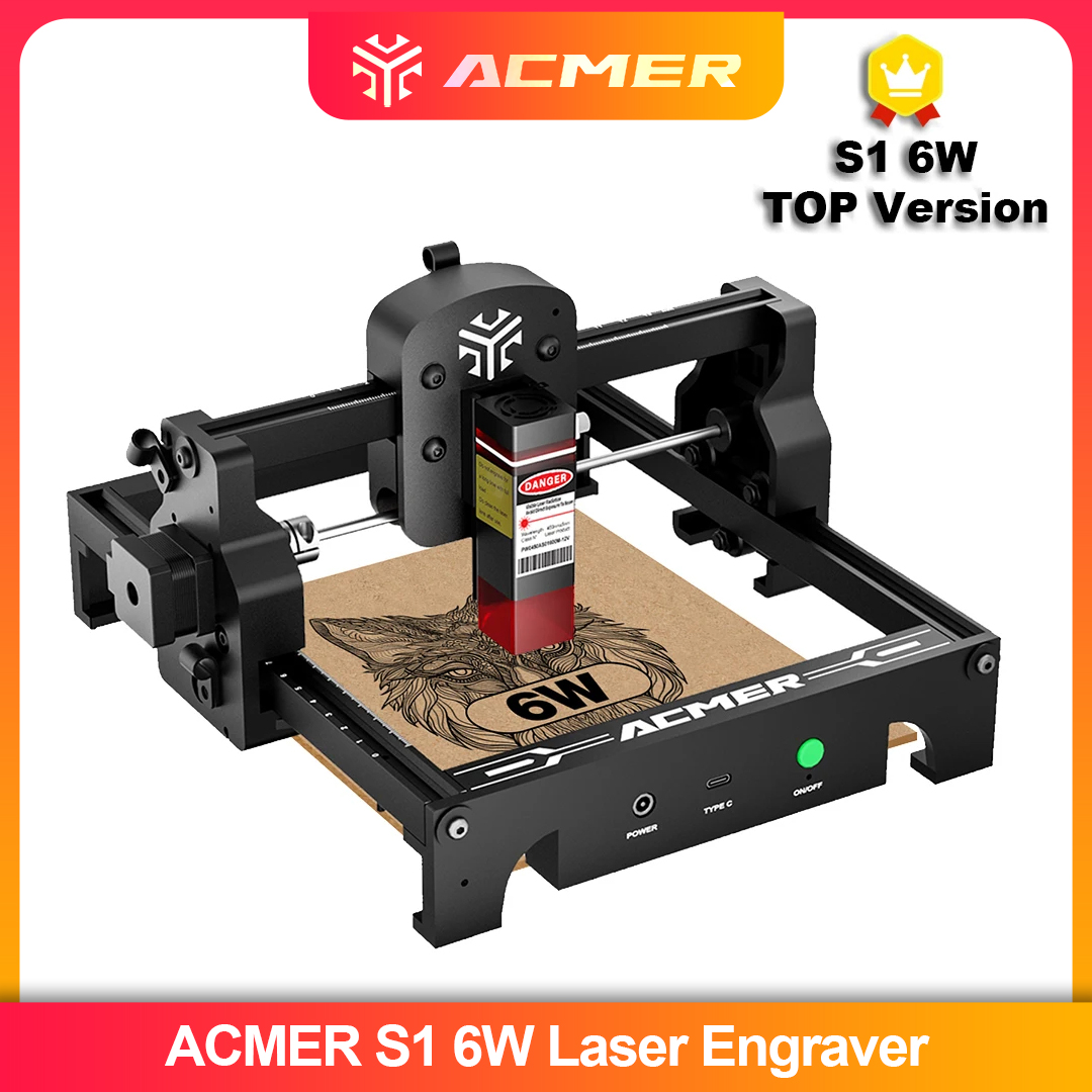 ACMER S1 2.5/3.5/6W Laser Engr - Leatherwork Machine 评论和价格