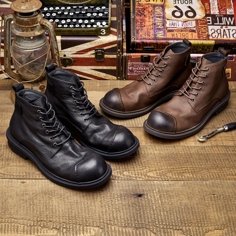 Vintage Business Mens Boots Lu - Vintage Leatherwork 评论和价格